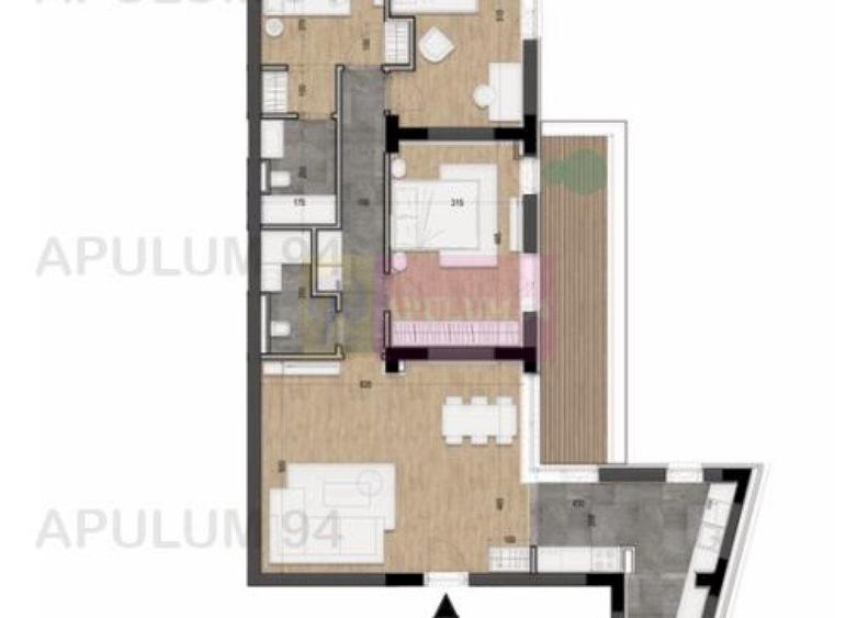 Apartament cu 4 camere decomandat în Ultracentral