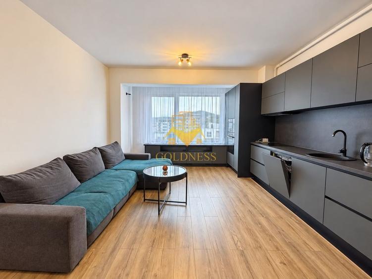Apartament cu 2 camere semidecomandat, mobilat în Florești
