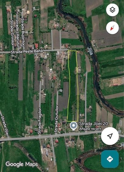 Teren de 7000 mp, în Golăiești