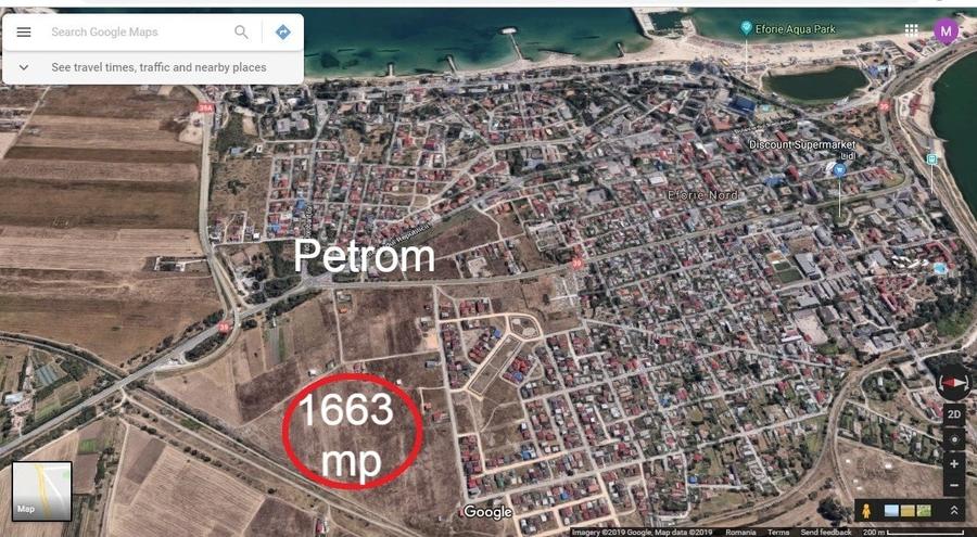 Teren 1663 mp intravilan, zona Peco Eforie Nord - 2