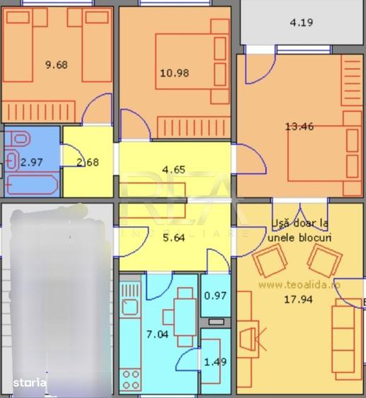4 camere, 1/4, anvelopat-Drumul Taberei - 2