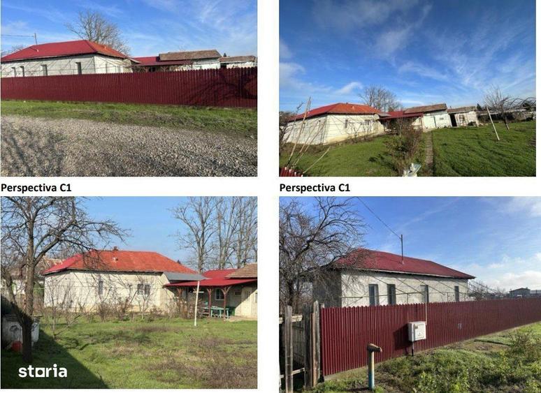 Casa - 75mp + Anexa - 64mp + Teren 1.350 mp - 1