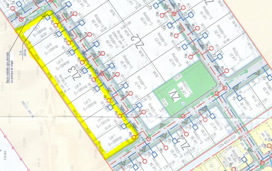 Teren intravilan de vânzare – 7 parcele, cu PUZ aprobat – Sânpetru, lângă Brașov - 1