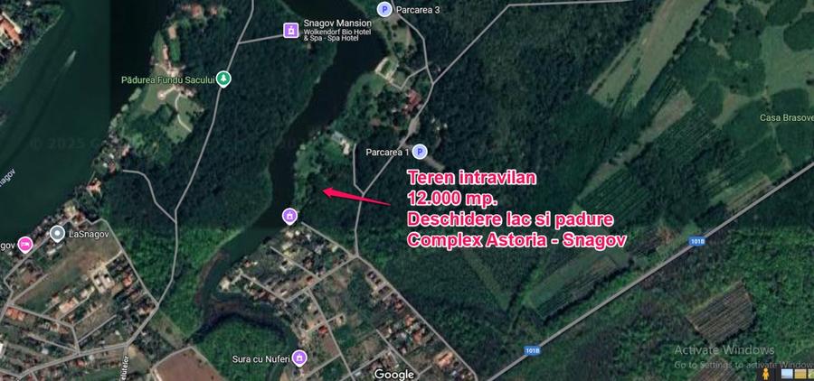 De vanzare teren superb cu deschidere la lacul si padurea Snagov - 2