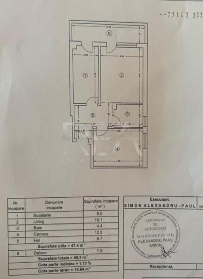 2 camere | Eminescu -Mosilor | Bloc nou - 12