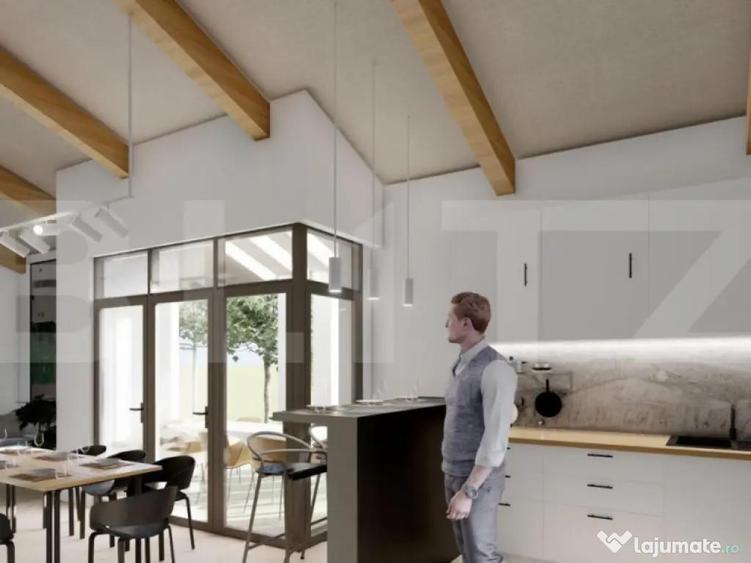 Casa pe parter cu un design deosebit, zona nordica / Simnicu - 2