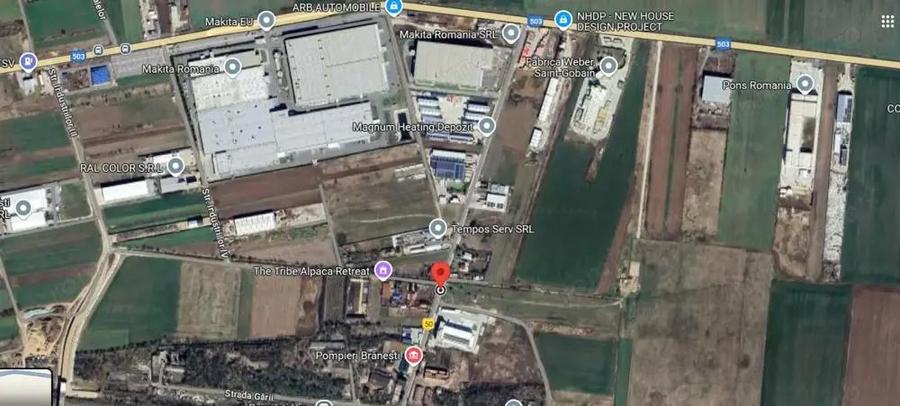 Teren intravilan de vanzare 10.000 mp Brane?ti, Ilfov Str. Garii - 3