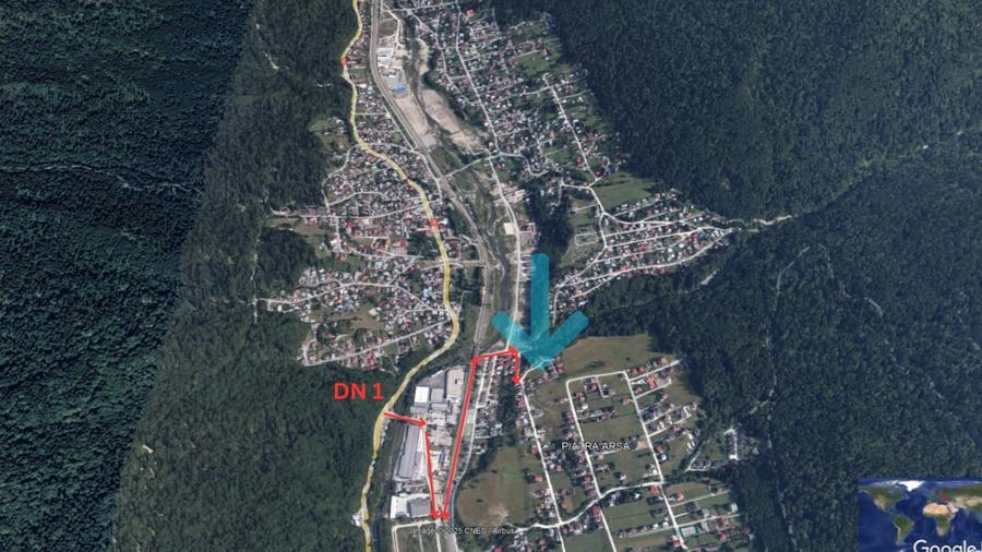 Teren intravilan Poiana Tapului. Tripla deschidere. Vedere libera superba. - 4