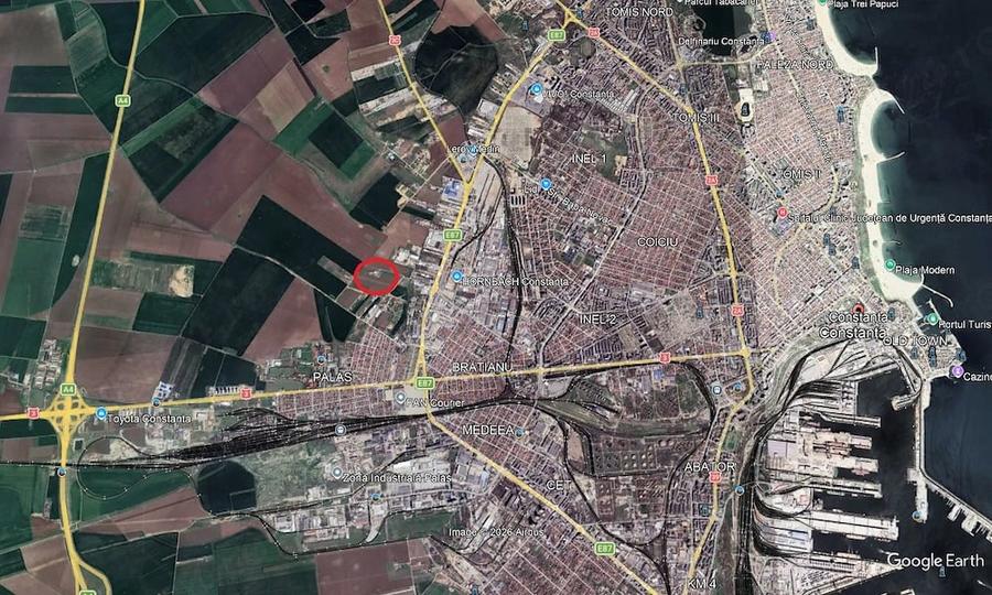Teren de 20925 mp, în Central