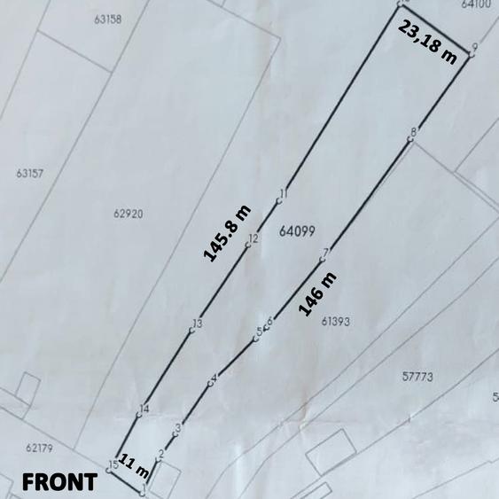 Teren intravilan Felcheriu-Osorhei 2500mp - 10