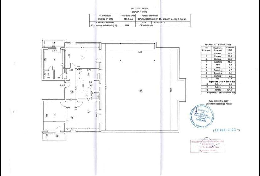 Apartament 3 camere LUX | Prima inchiriere | Smart Home complet | Militari 6 min metrou | 116 m2 utili | 200 m2 terasa - 4