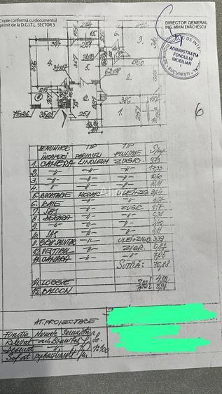 Apartament 4 camere 86 mp | 2 balcoane | vedere verde | Intr. Barsei, sector 3 ideal familie