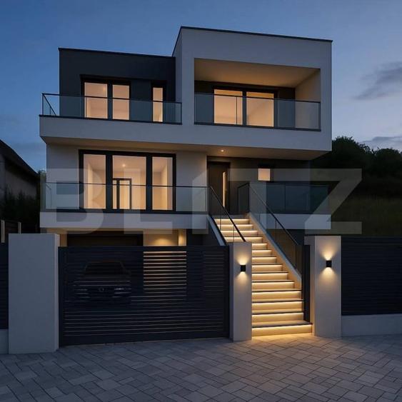 Casa individuala, 280mp, 500 teren, garaj dublu, terasa circulabila, Chinteni! - 1