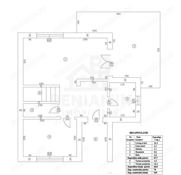 Casa P+1 Living-Bucatarie-3 Dormitoare-Toate utilitatile-Disponibila - 2