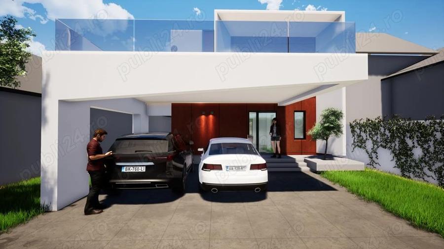 Zona parcului Regina Maria casa noua, P+E, s.c. 185 mp, semifinisata - 2