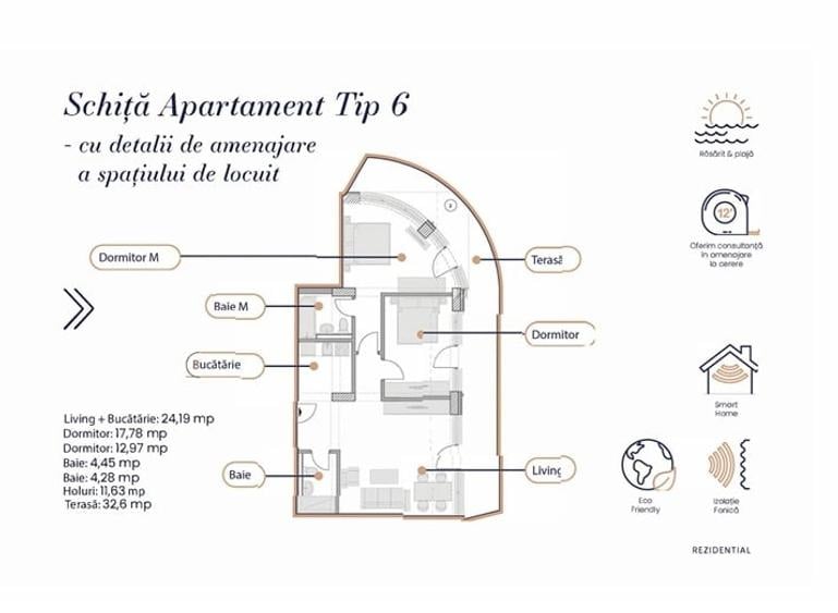 Apartament - Etaj 7 - Complex Rezidențial WHITE SEA - Navodari - 10
