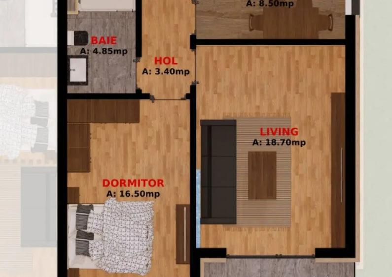 Garsoniere si Apartamente doua camere. Direct Dezvoltator. Tva Inclus! - 11
