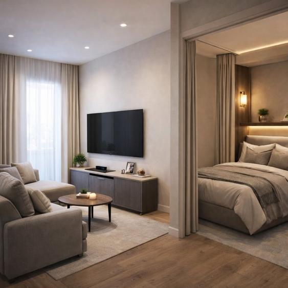 Apartament cu o camera  finisat , 37 mp,   Gheorgheni – Str. Sopor - 4