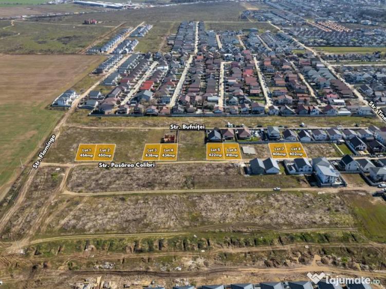 PANTELIMON - TINERETULUI, TEREN 438 MP, FRONT 14 M! - 5