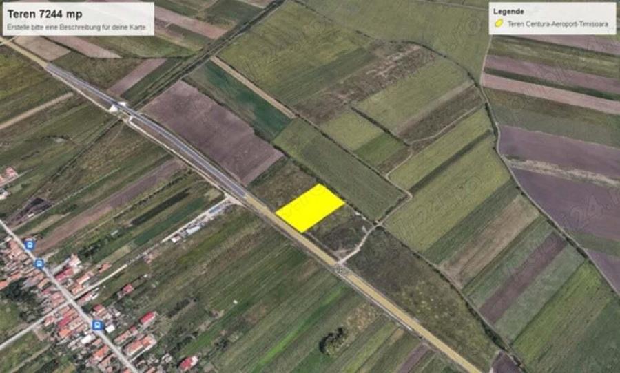 De vanzare teren industrial 7244 mp pe centura Timi?oarei - 2