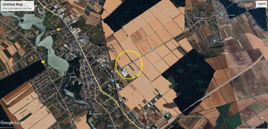Teren Buftea cu deschidere la drumul judetean langa noua centura a orasului - 1