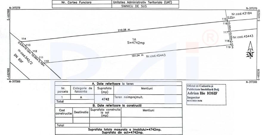 Teren Centura Nord | Giratoriu Albesti | INTRAVILAN | 39 EUR/ mp | 31 m front | - 4