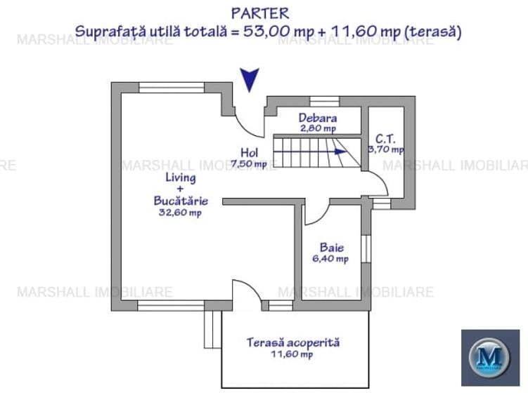 Vila cu 3 camere de vanzare in Baicoi, 115.60 mp #15769 - 4