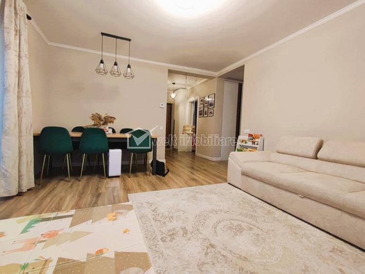 Apartament 3 camere, decomandat, mobilat zona Apahida - 1
