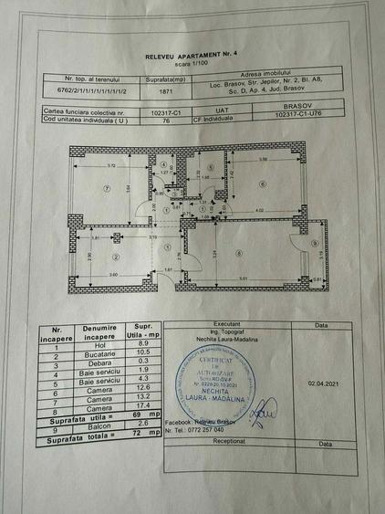 Apartament 3 camere pietonal Racadau - 3