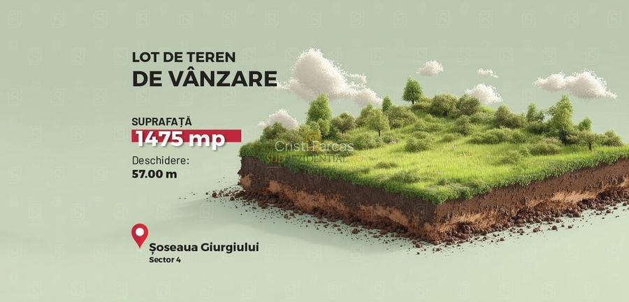 Teren 1.475 mp,  Ideal dezvoltare imobiliara, Str. N.D. Cocea