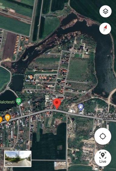 Teren Intravilan central Balotesti 2600 MP/ Sos. Unirii deschidere 50 ML - 7