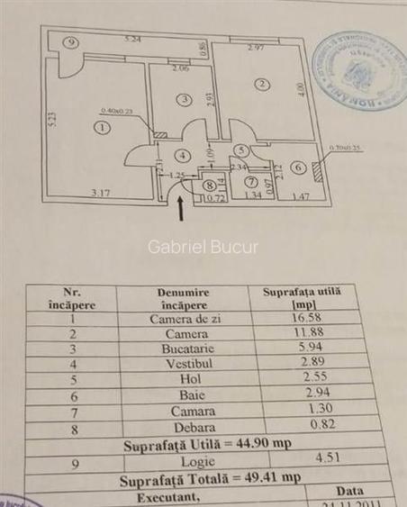 Apartament 2 camere Semidecomandat Emil Racovita