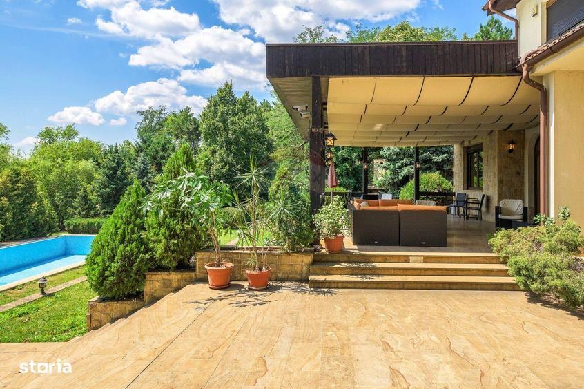 Vila neoromaneasca cu influente toscane pe malul lacului Snagov - 9