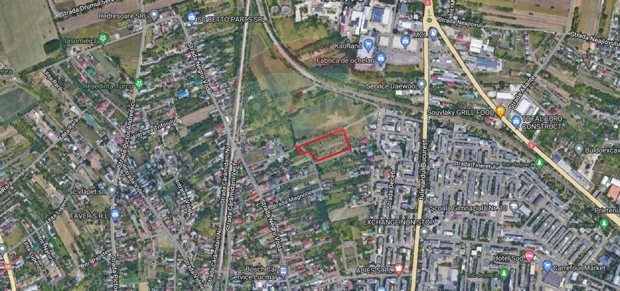 Teren  Intravilan de vanzare 14,000mp Giurgiu- Strada Negru Voda - 3