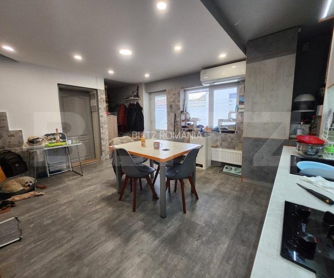 Casa cu 2 camere cu posibiliatte de inca 2, 102 mp+teren de 1000 mp, zona Unirii