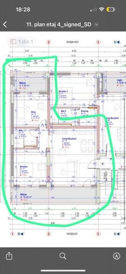 Apartament cu 2 camere, et intermediar, zona semicentrala - 2