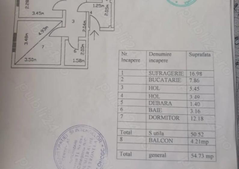 ZONA CENTRALA-2 CAMERE DECOMANDAT, ETAJ 4, NECESITA RENOVARE - 2