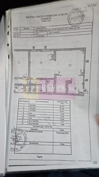 CORNETU (IF) - SPATIU DE VANZARE 124 MP