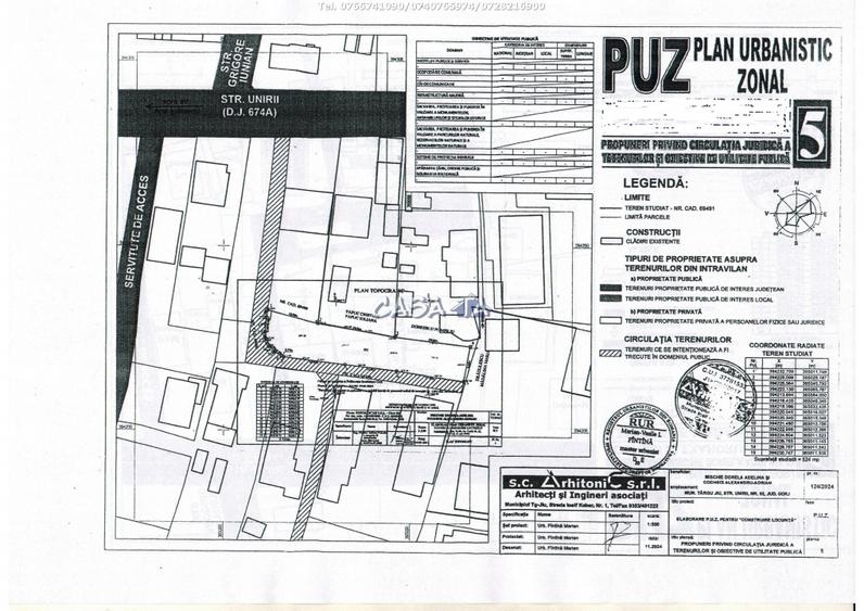 Teren Intravilan, Curti - Constructii, Strada Unirii - 3