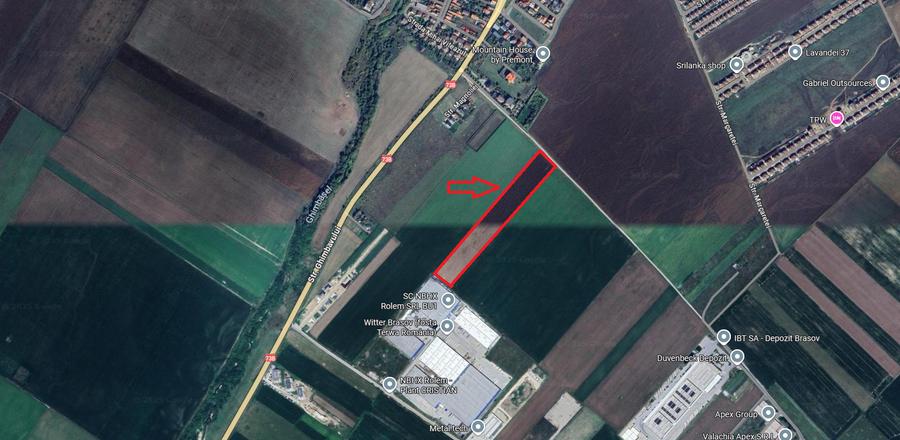 Teren intravilan de 28000 mp, în Exterior Nord