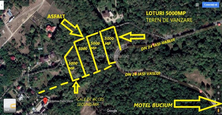 Teren Construcții extravilan de 5000 mp, în Bucium Teren Construcții extravilan de 5000 mp, în Bucium