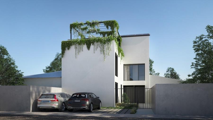 Casă cu arhitectura contemporana în Bucureștii Noi – 2 apartamente independente - 1
