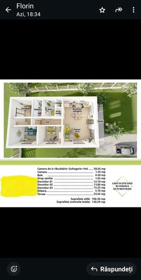 Casa 4 camere la cheie,130 mp,500 mp teren,cartier Unirii - 18