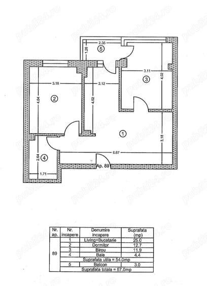 Apartament 3 camere de vanzare Berceni - Metrou IMGB - 7