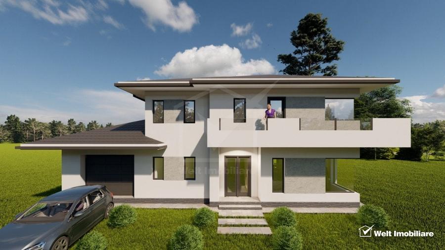 Casa individuala, 4 camere, 117 mp utili, 500 mp teren, Chinteni - 1