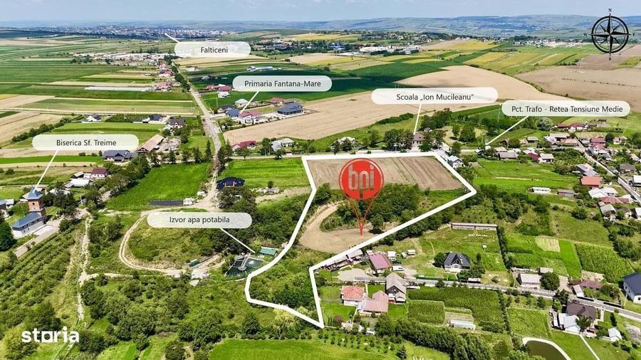 LOTURI DE TEREN cu toate utilitatile, Fantana Mare, langa Falticeni - 4