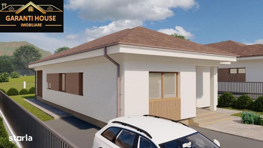 Zona Vrancei, casa pe un singur nivel, semifinisata, 162 000 - 4