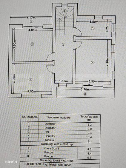 Vila 4 camere, 147 mp, zona Hlincea - 1
