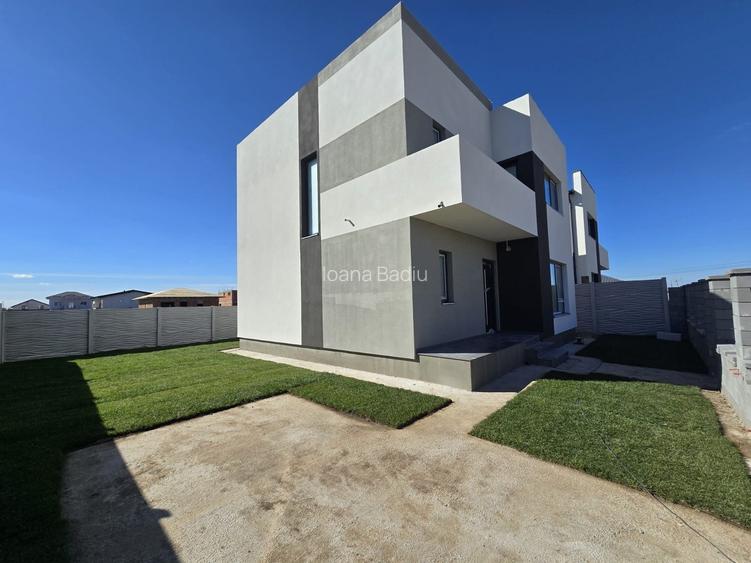 Vila mediteraneana - 4 camere - 2 bai - beci- 455mp teren - incalzire pardoseala