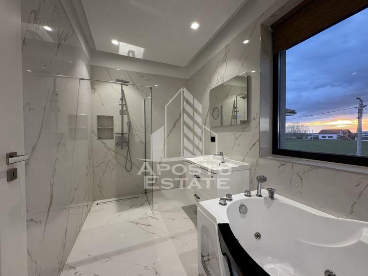 Vila de lux cu piscina incalzita de vanzare in Mosnita Noua | 4 camere - 15